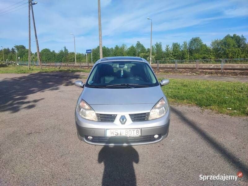 Srebrny Używany 2005 Renault Scénic II Minivan | 11 500 zł (Drogi) - Obraz 1/4