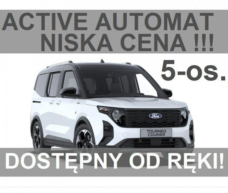 Biały Nowe 2024 Ford Tourneo Courier Active Minivan | 118 080 zł - Obraz 1/4