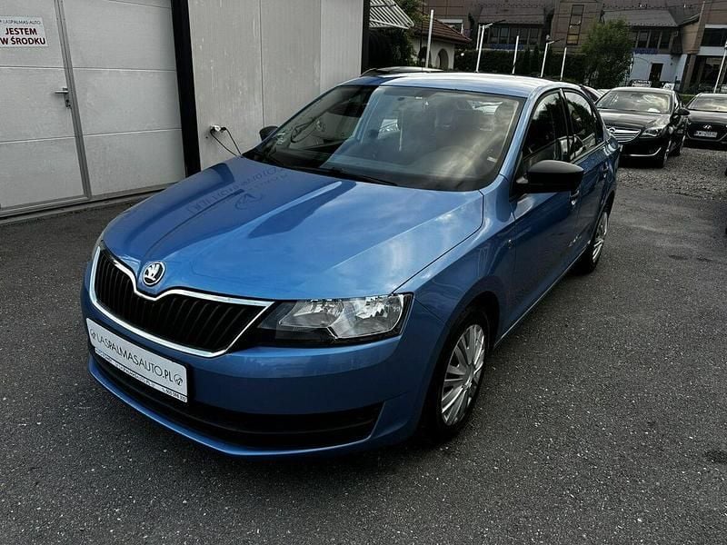 Niebieski Używany 2013 Skoda Rapid Active Sedan/Limuzyna | 24 900 zł (Drogi) - Obraz 1/4