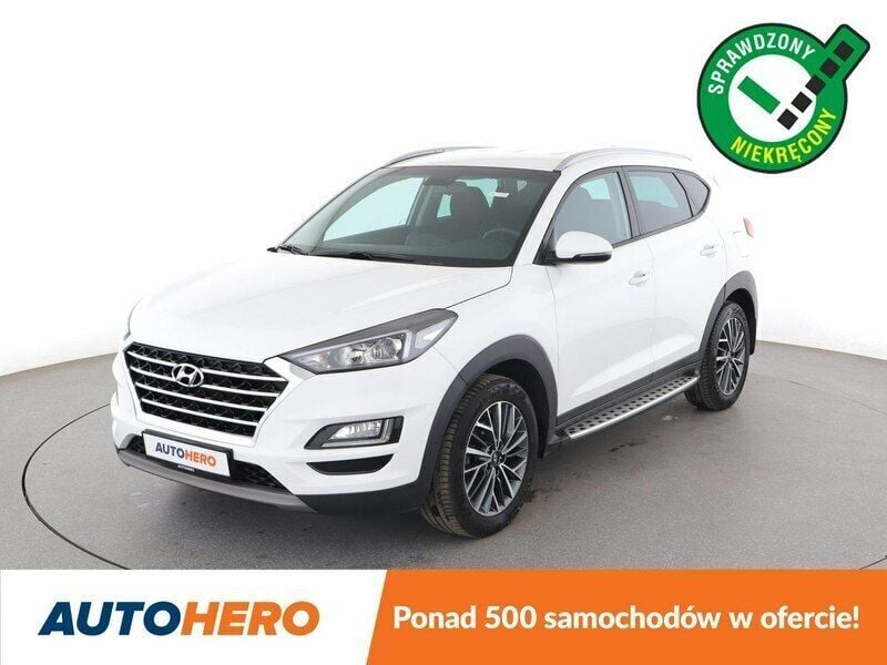 Biały Używany 2019 Hyundai Tucson SUV | 85 200 zł (Dobra cena) - Obraz 1/3