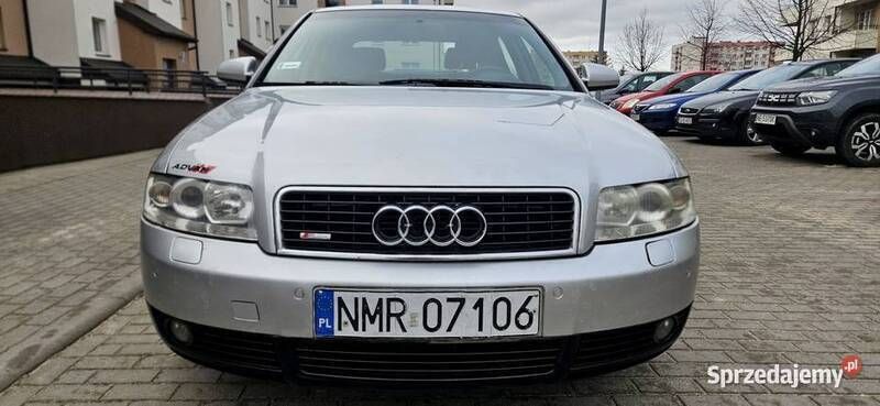 Srebrny Używany 2002 Audi A4 Sedan/Limuzyna | 5999 zł (Dobra cena) - Obraz 1/4