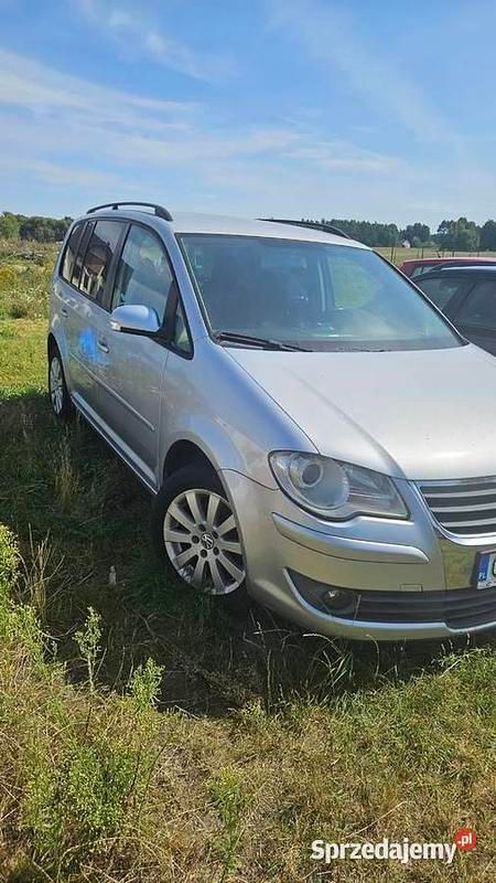 Srebrny Używany 2007 VW Touran Minivan | 8999 zł (Dobra cena) - Obraz 1/4