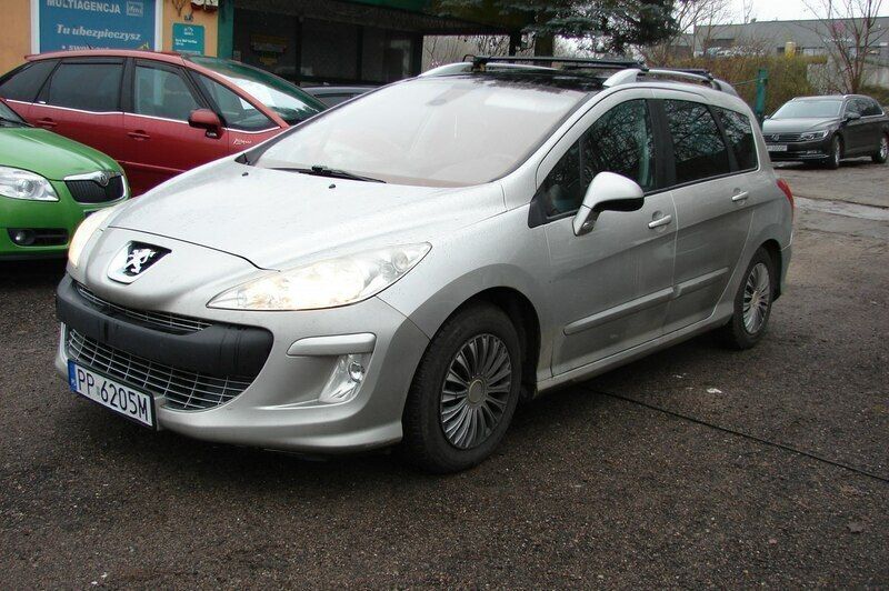Srebrny Używany 2008 Peugeot 308 Kombi | 5500 zł (Dobra cena) - Obraz 1/4