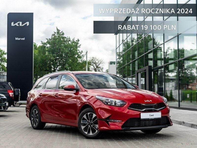 Czerwony (metalik) Nowe 2024 Kia Ceed 2 Kombi | 112 300 zł (Dość drogi) - Obraz 1/4