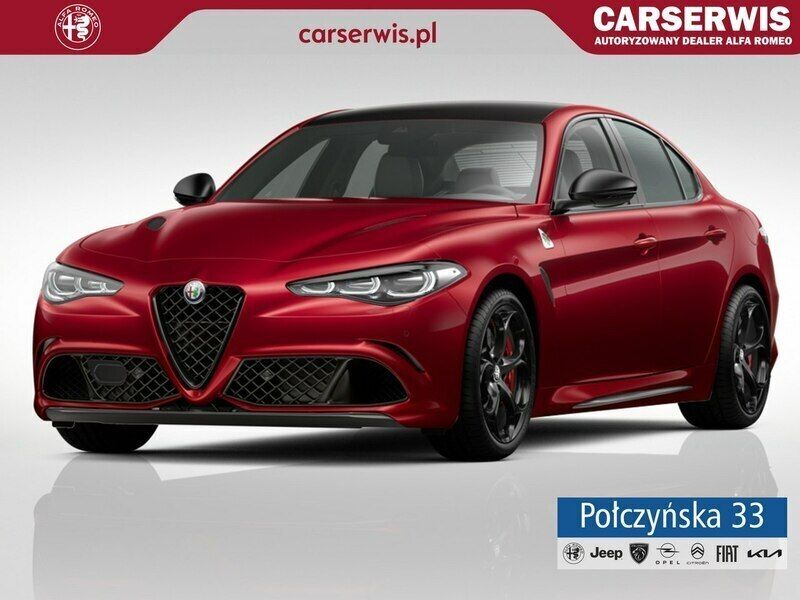 Czerwony ciemny Nowe 2025 Alfa Romeo Giulia Quadrifoglio Sedan/Limuzyna | 495 890 zł - Obraz 1/4