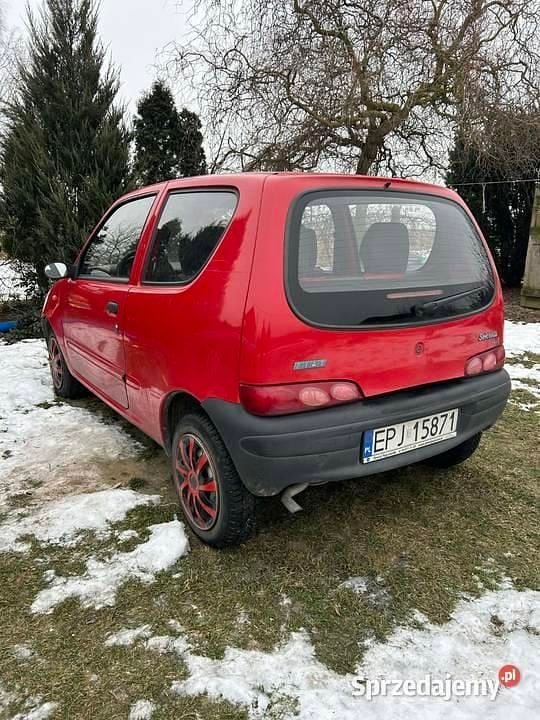 Czerwony Używany 1999 Fiat Seicento Hatchback | 2000 zł (Uczciwa cena) - Obraz 1/4