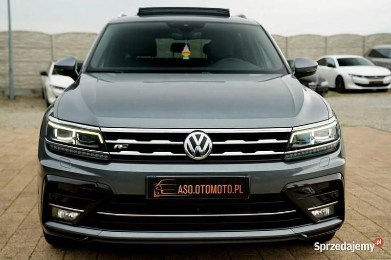 Szary Używany 2021 VW Tiguan Allspace R-line SUV | 119 700 zł (Dobra cena) - Obraz 1/4