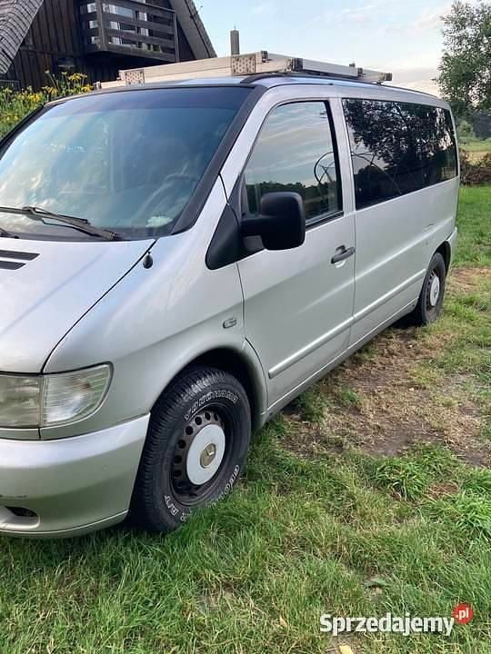 Srebrny Używany 2000 Mercedes Vito Minivan | 15 000 zł - Obraz 1/4