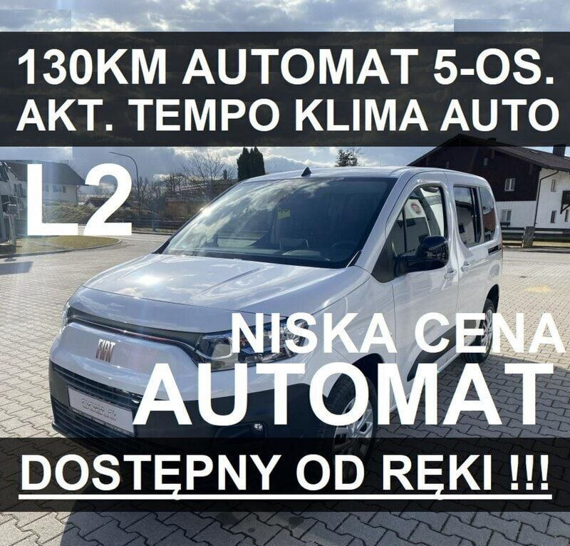 Biały Nowe 2024 Fiat Doblò Minivan | 113 426 zł (Uczciwa cena) - Obraz 1/4