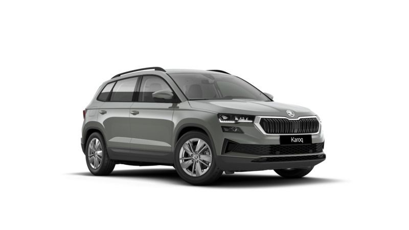 Szary steel niemetalizowany Nowe 2025 Skoda Karoq Selection SUV | 156 500 zł (Uczciwa cena) - Obraz 1/4