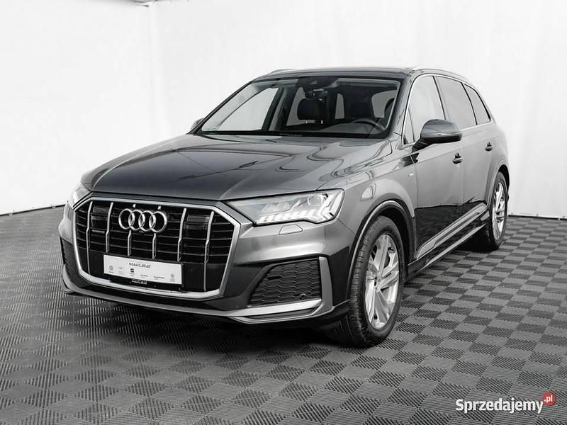Szary Używany 2021 Audi Q7 S-Line SUV | 199 840 zł (Super Cena) - Obraz 1/4