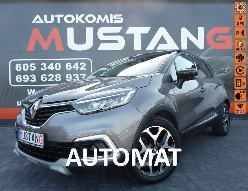 Szary Używany 2019 Renault Captur SUV | 32 000 zł - Obraz 1/4