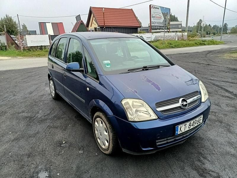 Niebieski Używany 2004 Opel Meriva Minivan | 2500 zł - Obraz 1/4