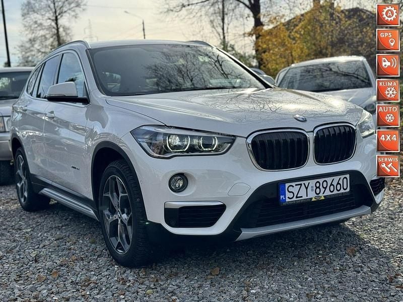Biały (metalik) Używany 2016 BMW X1 SUV | 89 700 zł (Dość drogi) - Obraz 1/4