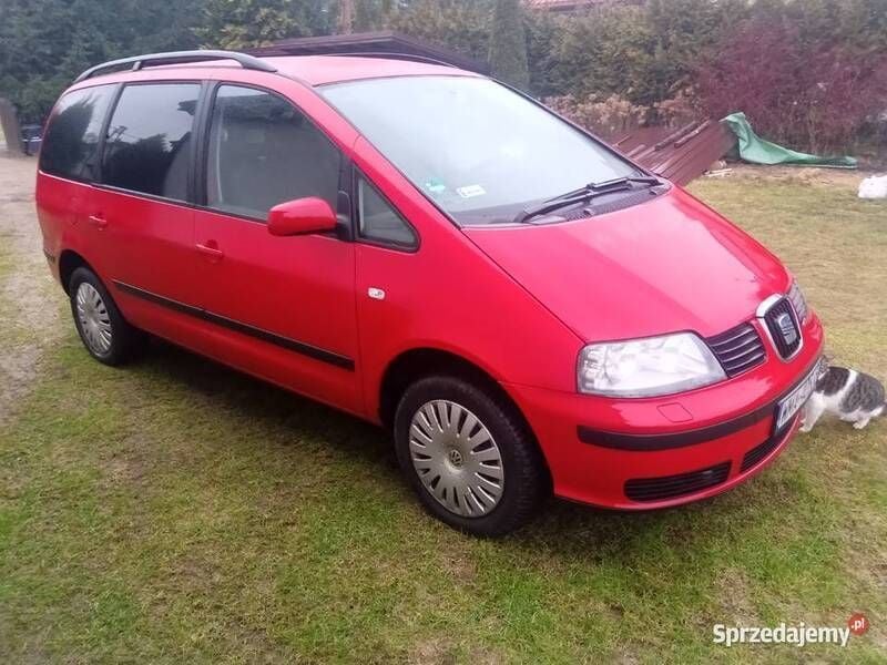 Czerwony Używany 2003 Seat Alhambra Minivan | 6500 zł - Obraz 1/4