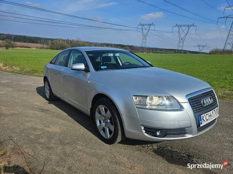 Srebrny Używany 2007 Audi A6 Sedan/Limuzyna | 19 900 zł (Dobra cena) - Obraz 1/4