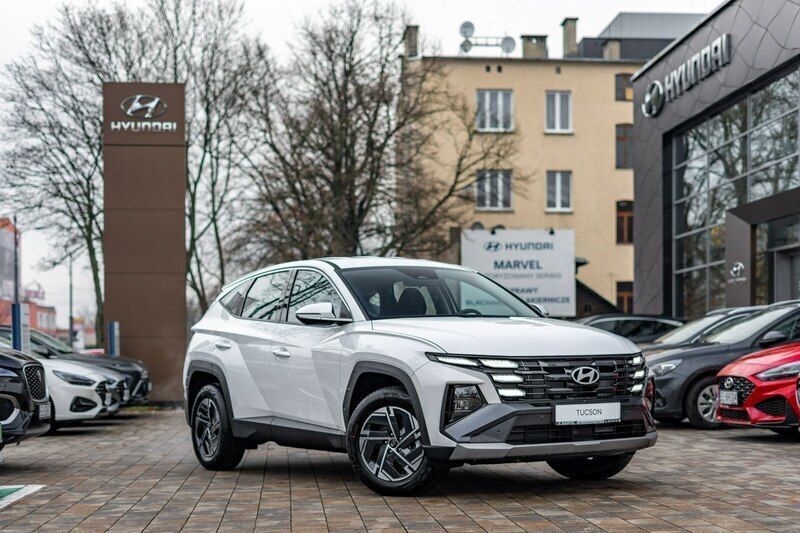 Biały Używany 2024 Hyundai Tucson SUV | 123 500 zł (Dobra cena) - Obraz 1/4