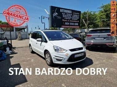Biały Używany 2014 Ford S-MAX S Minivan | 35 490 zł (Dobra cena) - Obraz 1/4