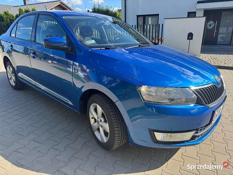 Niebieski Używany 2015 Skoda Rapid Sedan/Limuzyna | 24 999 zł (Drogi) - Obraz 1/4
