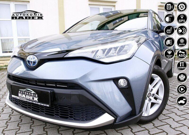 Szary Używany 2021 Toyota C-HR SUV | 95 900 zł (Dobra cena) - Obraz 1/4