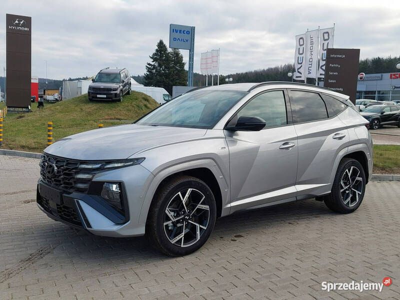 Srebrny Nowe 2024 Hyundai Tucson N Line SUV | 163 900 zł (Uczciwa cena) - Obraz 1/4