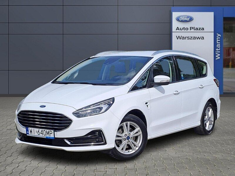 Biały Używany 2022 Ford S-MAX Titanium Minivan | 179 900 zł - Obraz 1/4