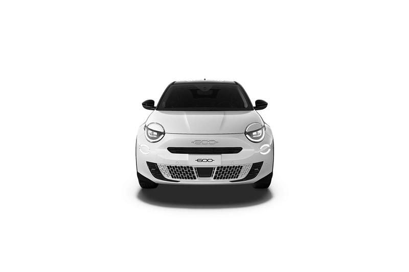 Lakier pastelowy biały gelato z dachem w kolorze czarny cinema Nowe 2025 Fiat 600 La Prima SUV | 112 900 zł (Uczciwa cena) - Obraz 1/3
