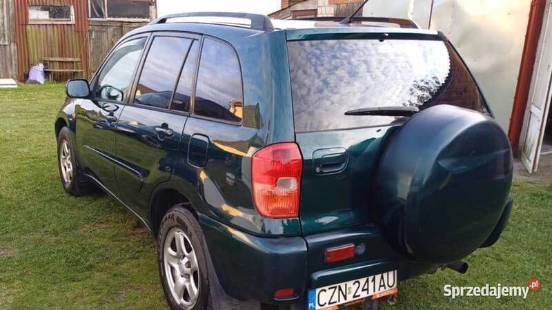 Zielony Używany 2002 Toyota RAV4 SUV | 11 000 zł (Uczciwa cena) - Obraz 1/3