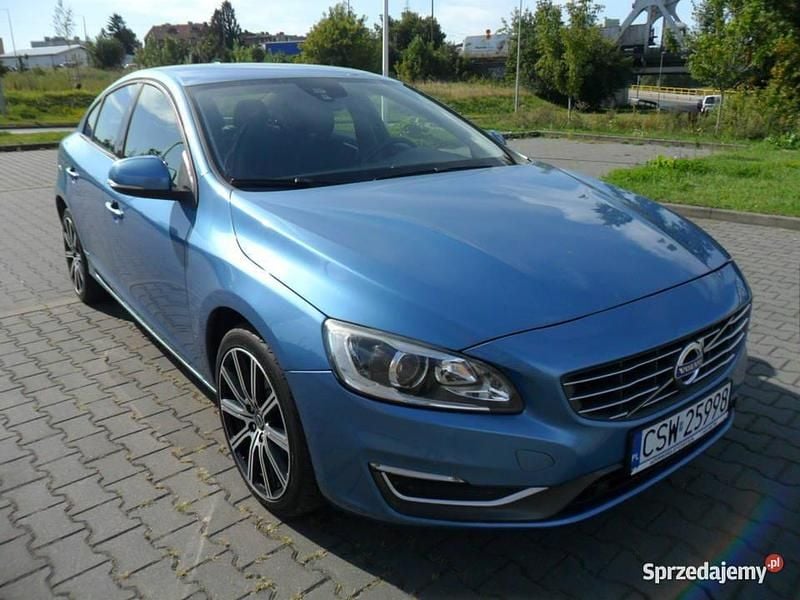 Niebieski Używany 2014 Volvo S60 Sedan/Limuzyna | 37 900 zł (Super Cena) - Obraz 1/4