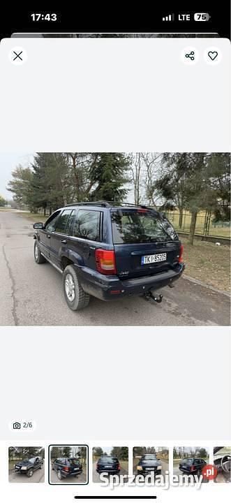 Używany Jeep Grand Cherokee Limited 2000 Niebieski SUV