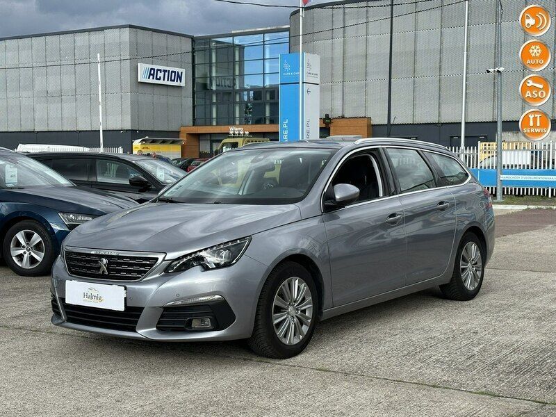 Szary (metalik) Używany 2018 Peugeot 308 Allure Kombi | 58 900 zł - Obraz 1/4