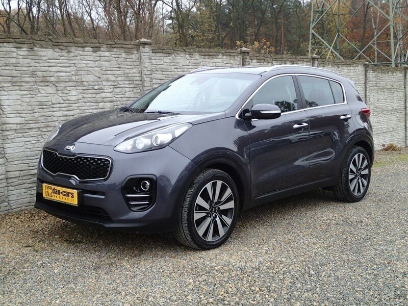 Szary Używany 2017 Kia Sportage 2 SUV | 59 700 zł (Uczciwa cena) - Obraz 1/4
