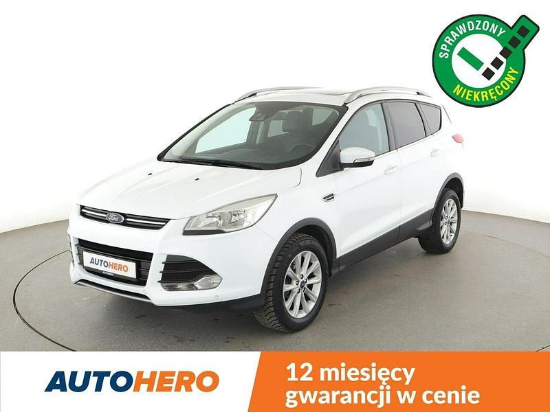 Biały Używany 2016 Ford Kuga Titanium SUV | 52 000 zł - Obraz 1/3