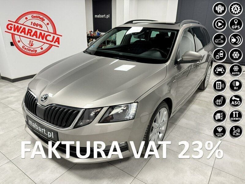 Brązowy (metalik) Używany 2015 Skoda Octavia Kombi | 63 900 zł - Obraz 1/4