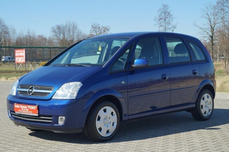 Niebieski (metalik) Używany 2005 Opel Meriva Minivan | 12 700 zł (Drogi) - Obraz 1/4