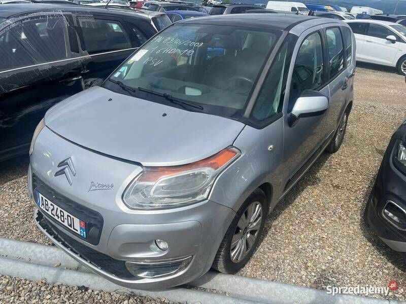 Szary Używany 2009 Citroën C3 Picasso Exclusive Minivan | 12 000 zł - Obraz 1/4