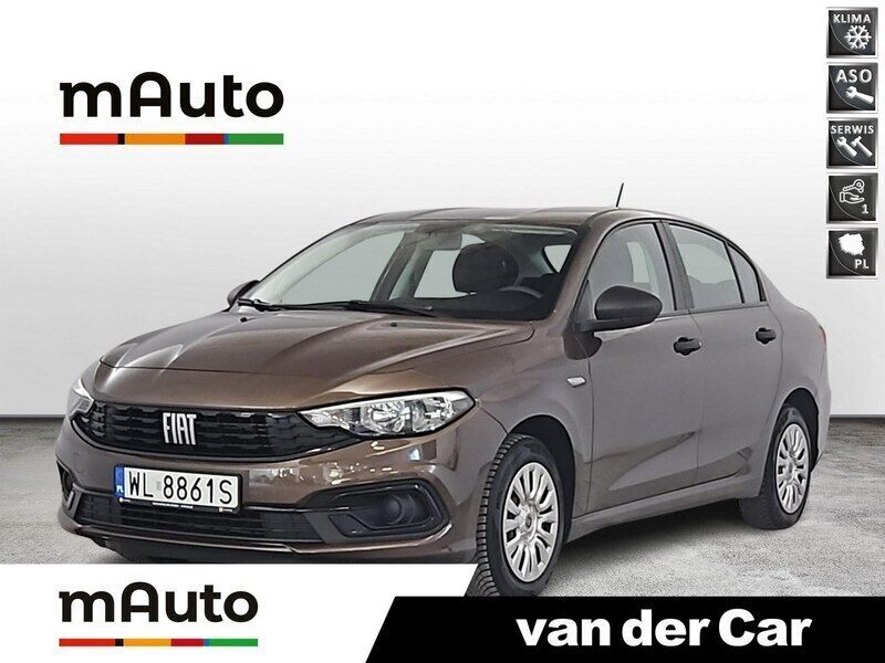 Brązowy Używany 2021 Fiat Tipo Classica Sedan/Limuzyna | 46 900 zł (Uczciwa cena) - Obraz 1/4