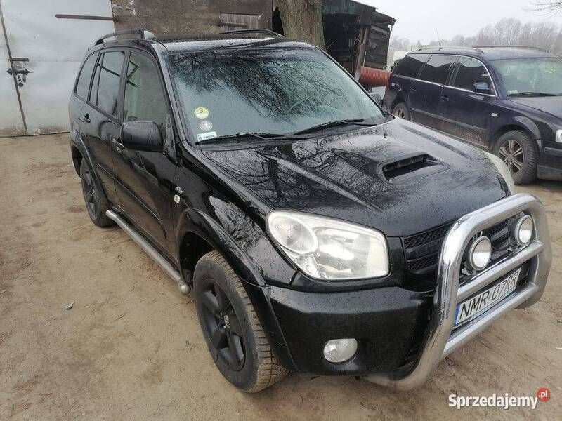 Czarny Używany 2004 Toyota RAV4 SUV | 14 500 zł - Obraz 1/4
