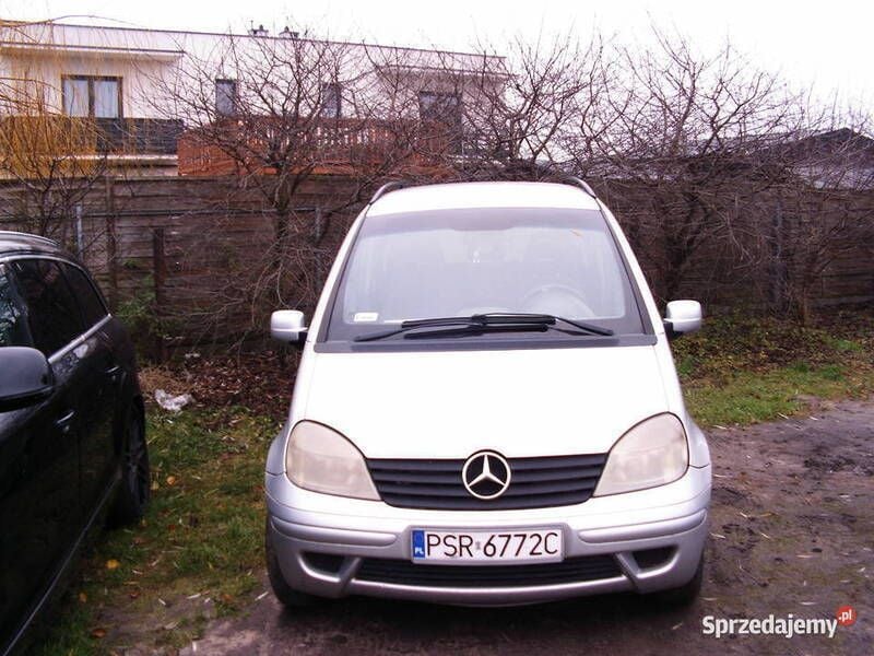 Srebrny Używany 2002 Mercedes Vaneo Minivan | 3950 zł - Obraz 1/4