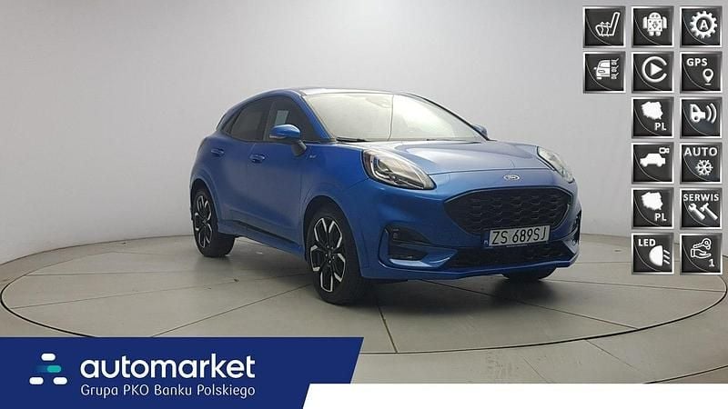 Niebieski Używany 2022 Ford Puma Gen-E ST-Line X SUV | 88 850 zł (Dość drogi) - Obraz 1/4