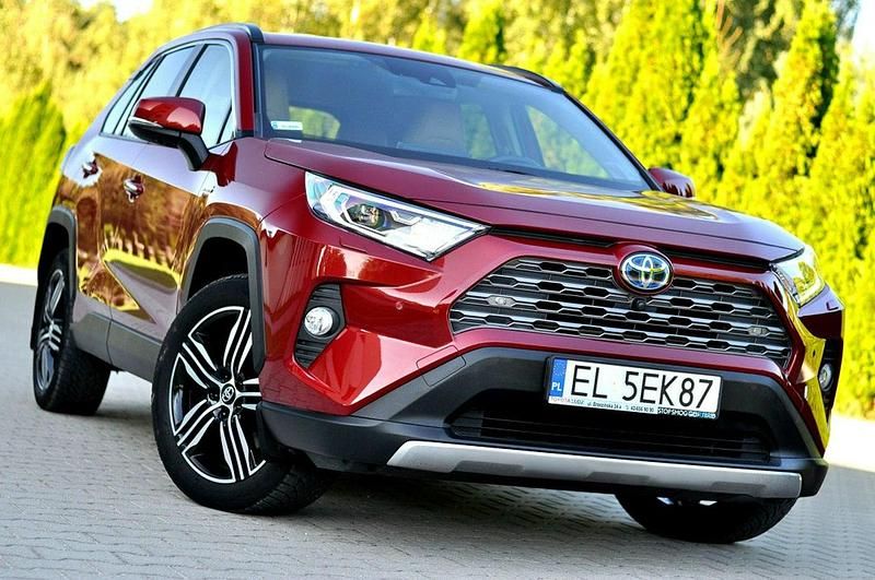 Bordowy (metalik) Używany 2021 Toyota RAV4 Hybrid SUV | 139 900 zł (Uczciwa cena) - Obraz 1/4