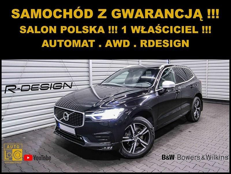Używany Volvo XC60 250 KM (183 kW) 2019 Czarny (metalik) SUV