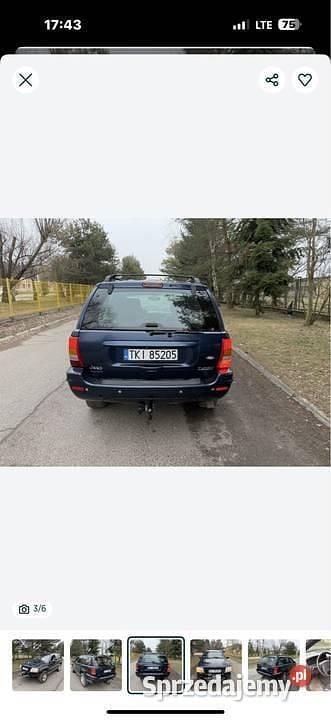 Używany Jeep Grand Cherokee Limited 2000 Niebieski SUV