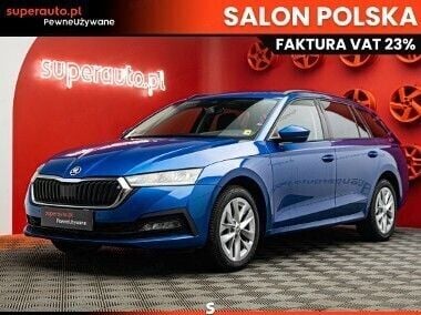Niebieski Używany 2021 Skoda Octavia Ambition Kombi | 74 900 zł (Uczciwa cena) - Obraz 1/4