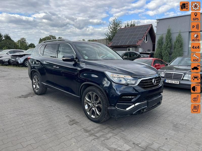 Niebieski ciemny (metalik) Używany 2019 Ssangyong Rexton SUV | 49 900 zł - Obraz 1/4