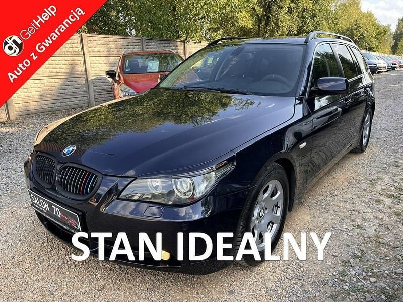 Granatowy Używany 2006 BMW 523 Kombi | 17 900 zł - Obraz 1/4