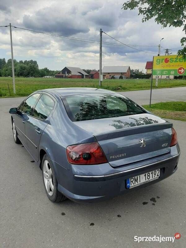 Niebieski Używany 2005 Peugeot 407 Sedan/Limuzyna | 6250 zł (Uczciwa cena) - Obraz 1/4