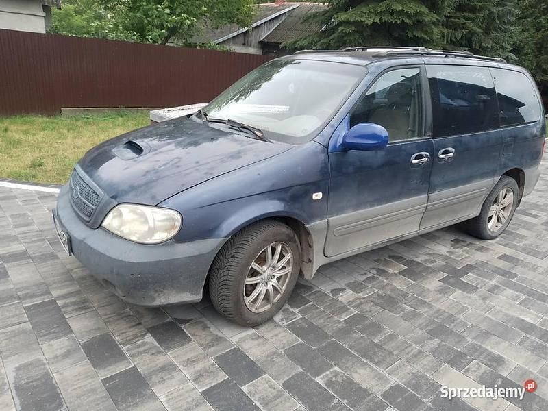Niebieski Używany 2006 Kia Carnival Minivan | 3500 zł - Obraz 1/4