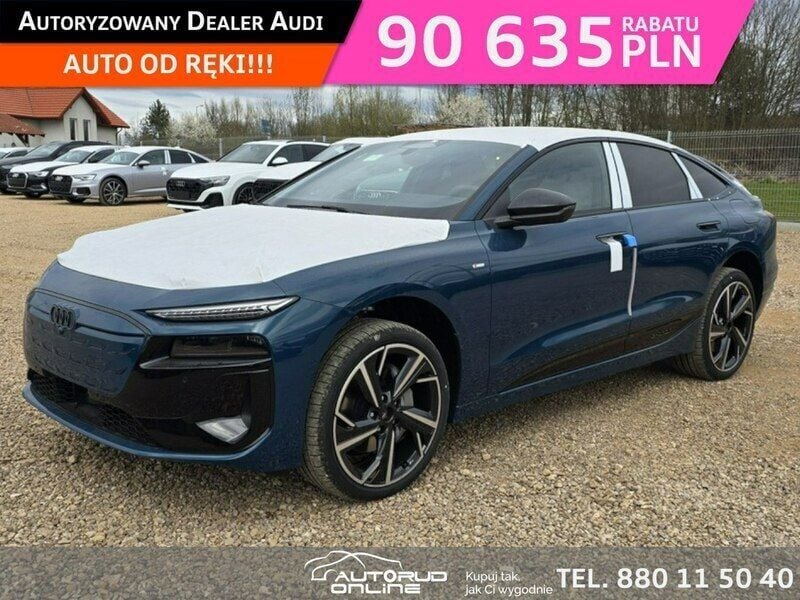Niebieski (metalik) Nowe 2025 Audi A6 e-tron Sedan/Limuzyna | 416 085 zł - Obraz 1/4