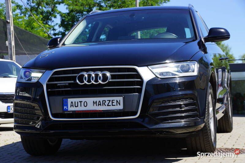 Czarny Używany 2016 Audi Q3 SUV | 74 700 zł (Dość drogi) - Obraz 1/4
